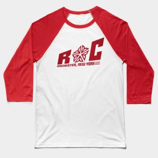 Officially Licensed Rochester Block Logo Baseball T-Shirt